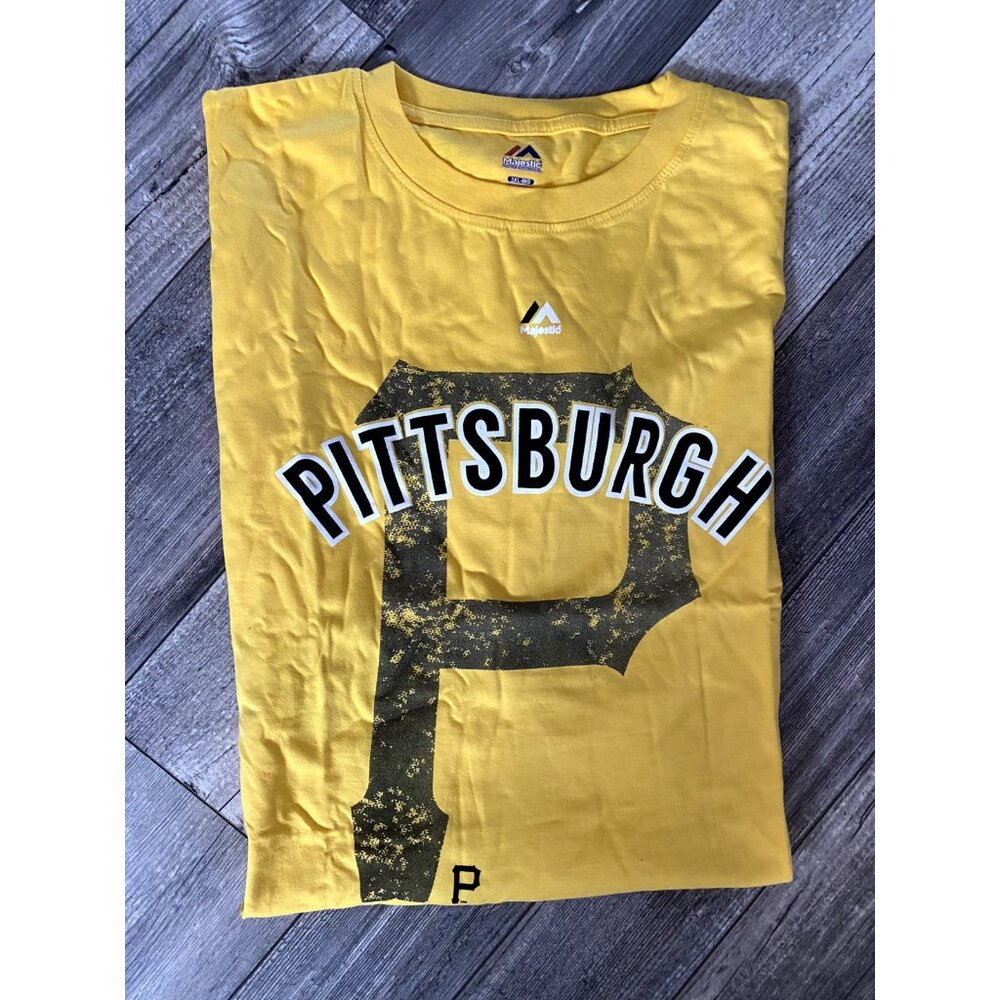 Pittsburgh Pirates MLB Baseball Majestic T-Shirt Mens Size 1XL Big